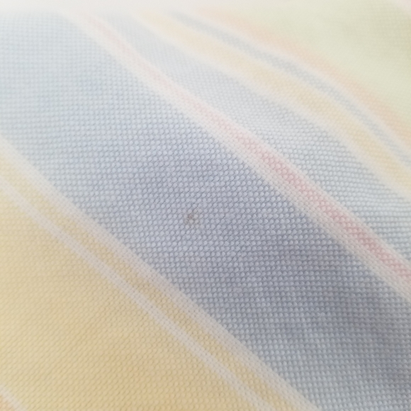 L.L. Bean Plus Size Pastel Stripe Oxford Buttondown Shirt 2X - Picture 16 of 16